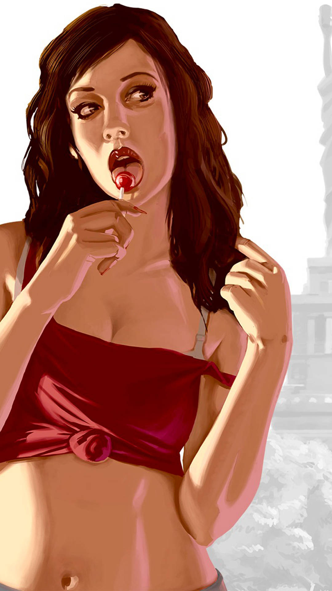 Grand Theft Auto Hot Girl Lola Del Rio Digital Art Wallpaper