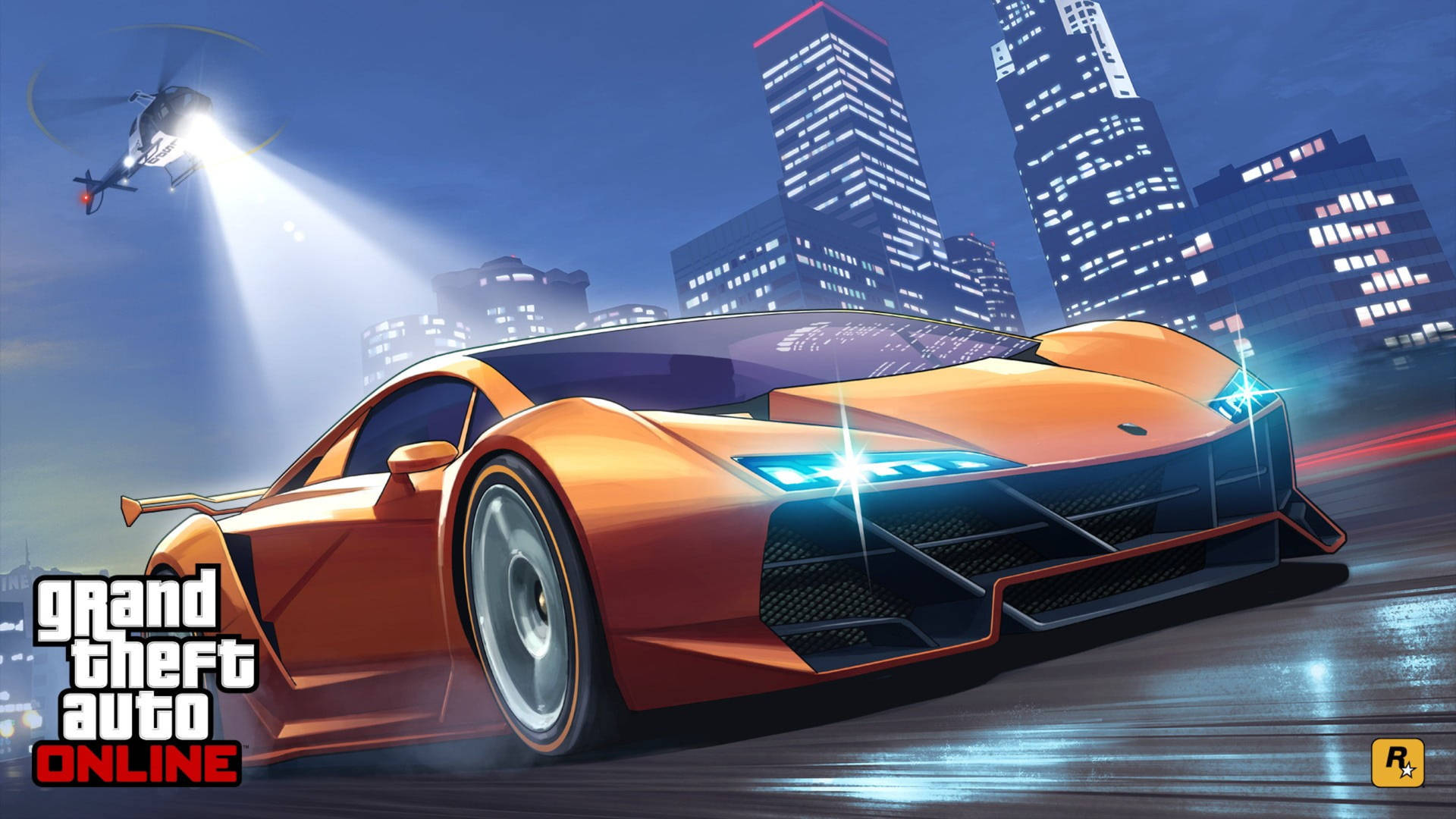 Grand Theft Auto Online Lamborghini Poster Wallpaper