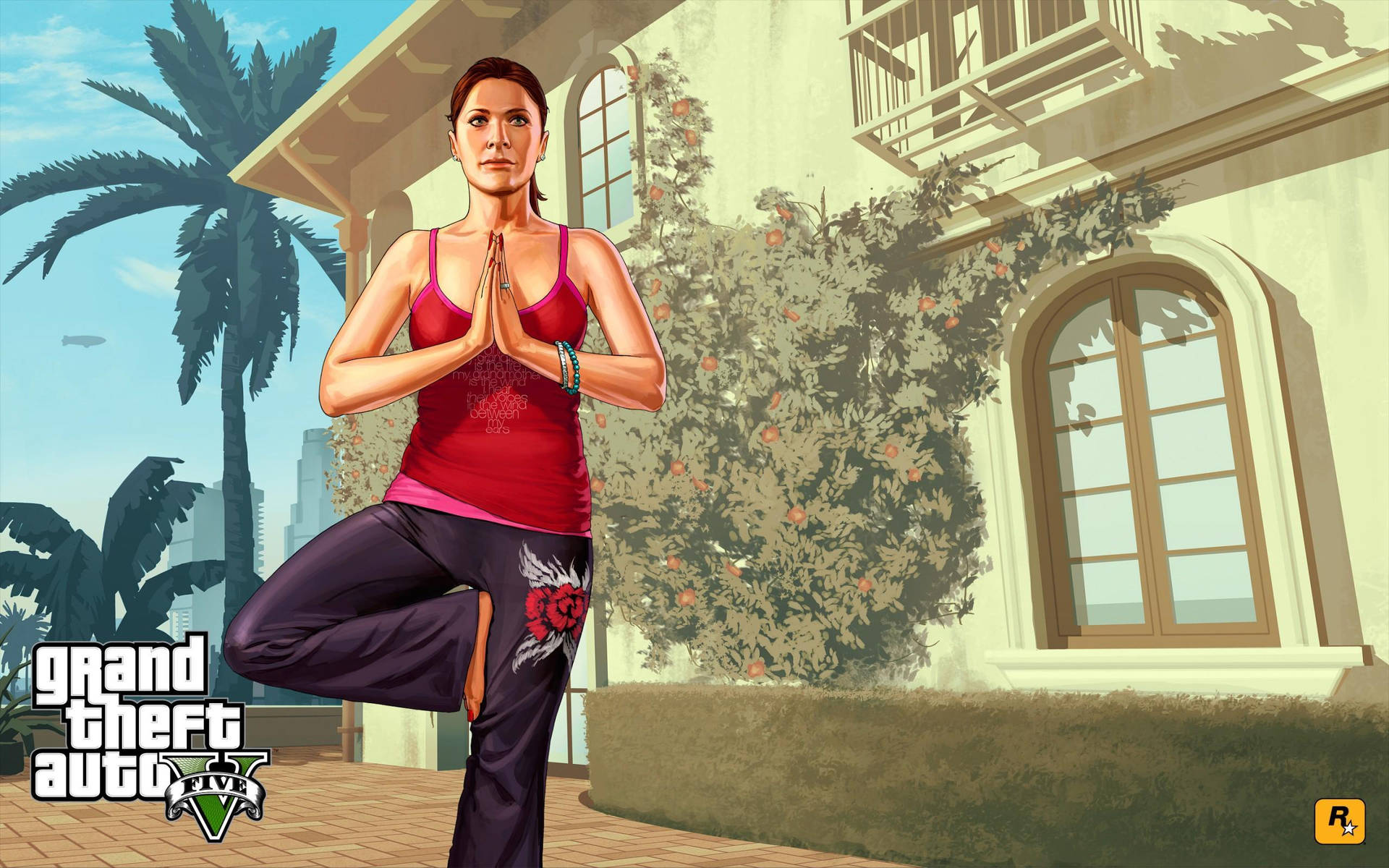 Grand Theft Auto Gegen Amanda Yoga Wallpaper