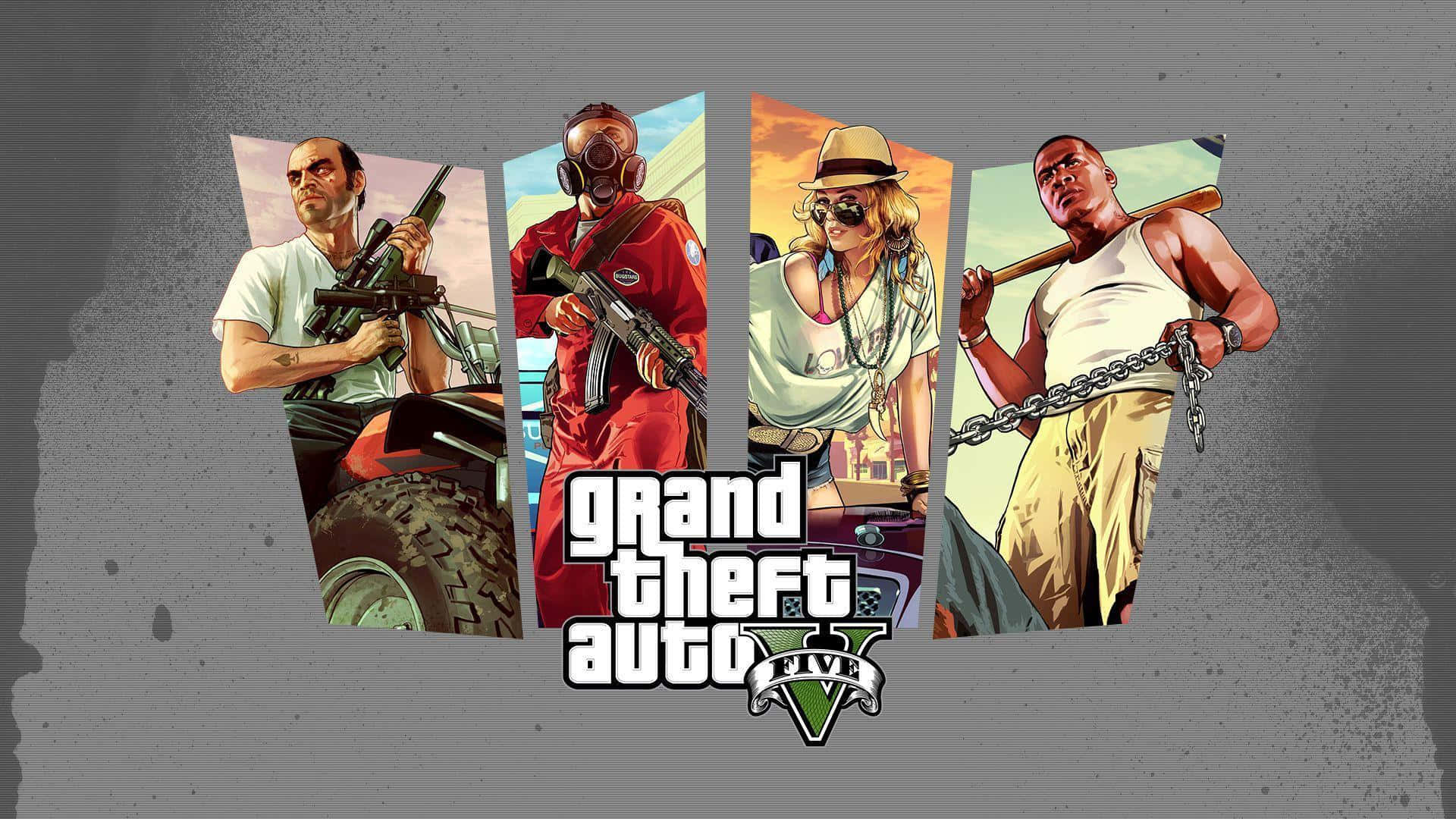 Actionpackatäventyr I Grand Theft Auto V