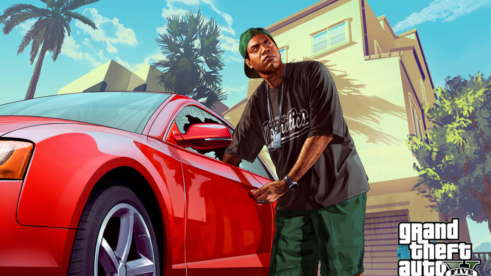 Grand Theft Auto V Lamar Davis tapet Wallpaper