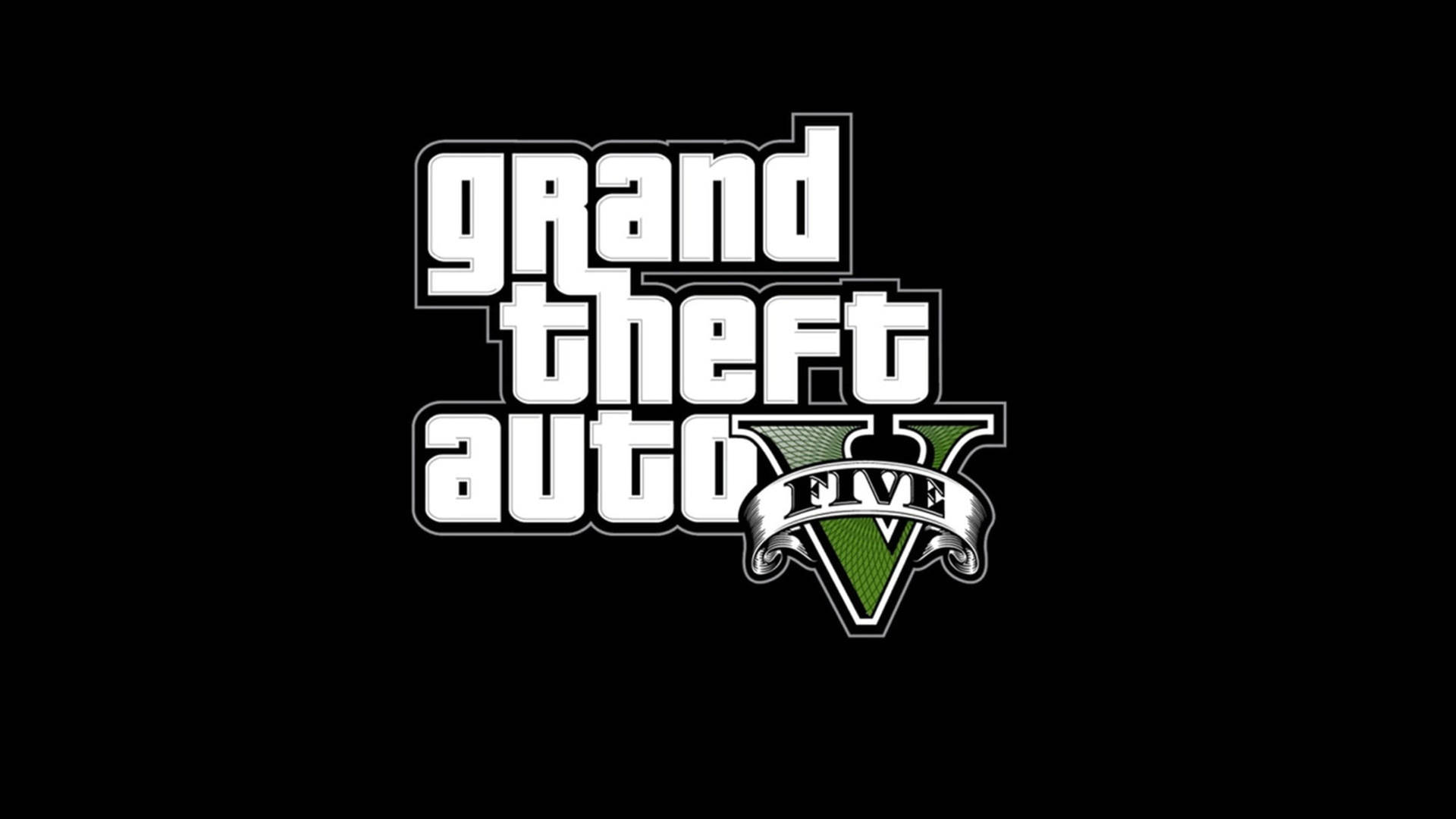 Grand Theft Auto V Logo Tapet Wallpaper