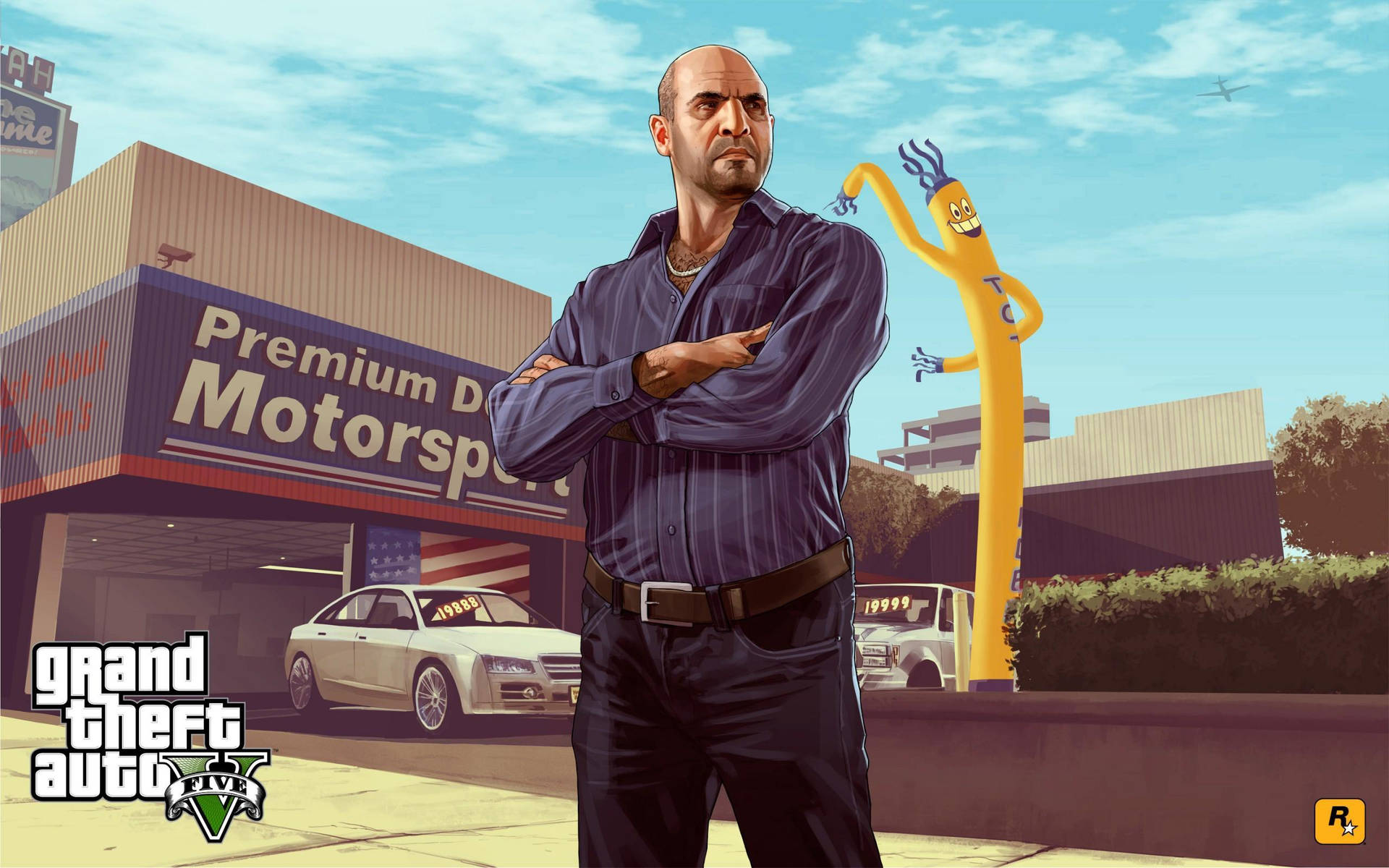 Grand Theft Auto V Simeon Car Dealer Wallpaper