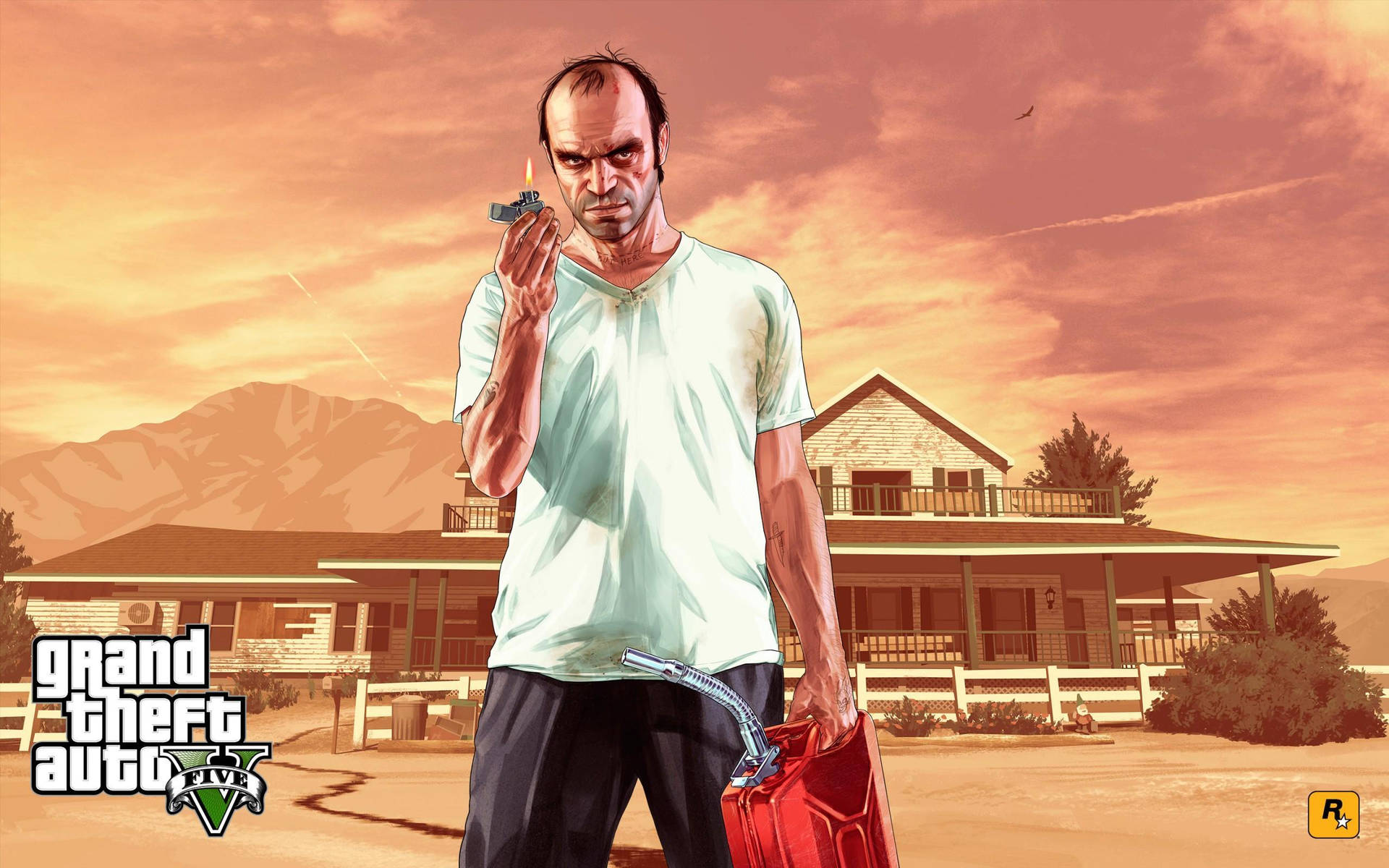 Grand Theft Auto V Trevor Lighter Wallpaper