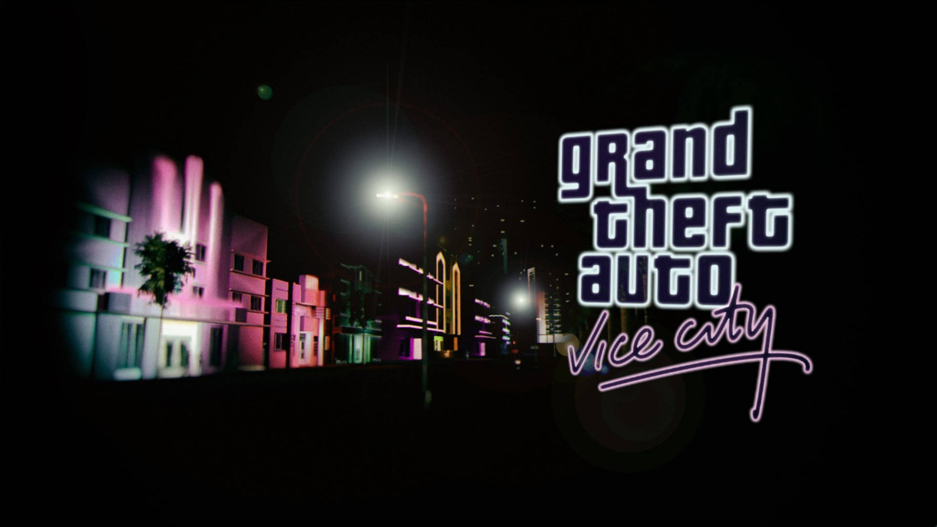Grand Theft Auto Vice City dække Wallpaper