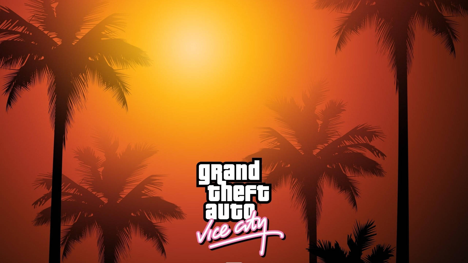 Ojogo Grand Theft Auto Vice City É Um Clássico Dos Jogos De Computador E Agora Você Pode Ter Seu Tema Como Papel De Parede No Seu Celular Ou Computador. Papel de Parede