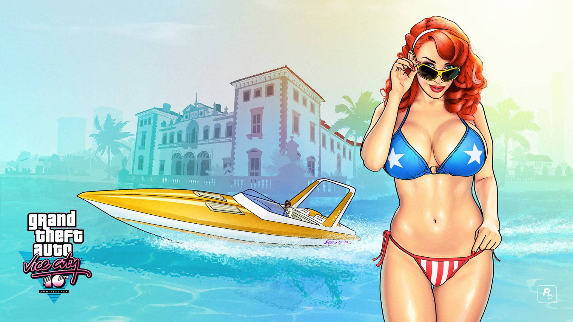 Grand Theft Auto Woman In Swimsuit Wallpaper