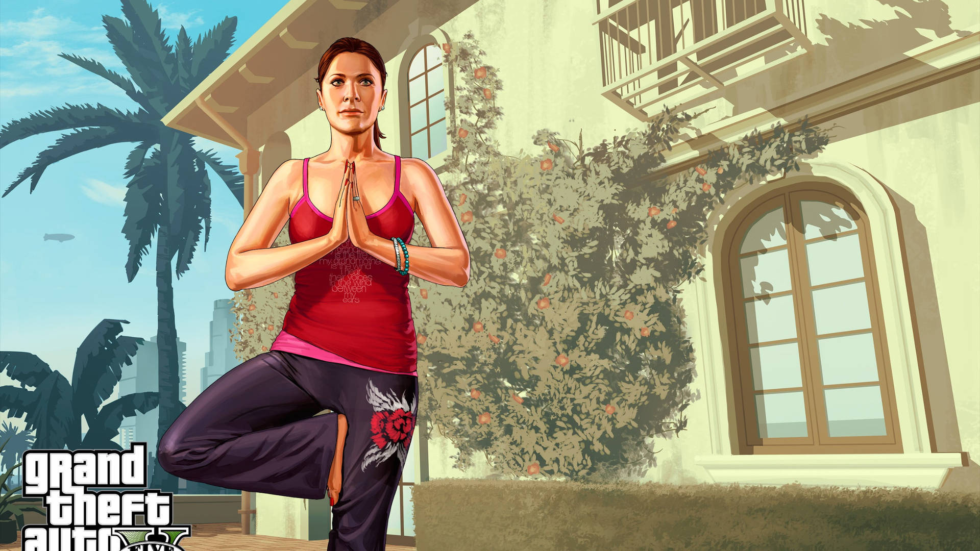 Chicade Yoga De Grand Theft Auto Fondo de pantalla
