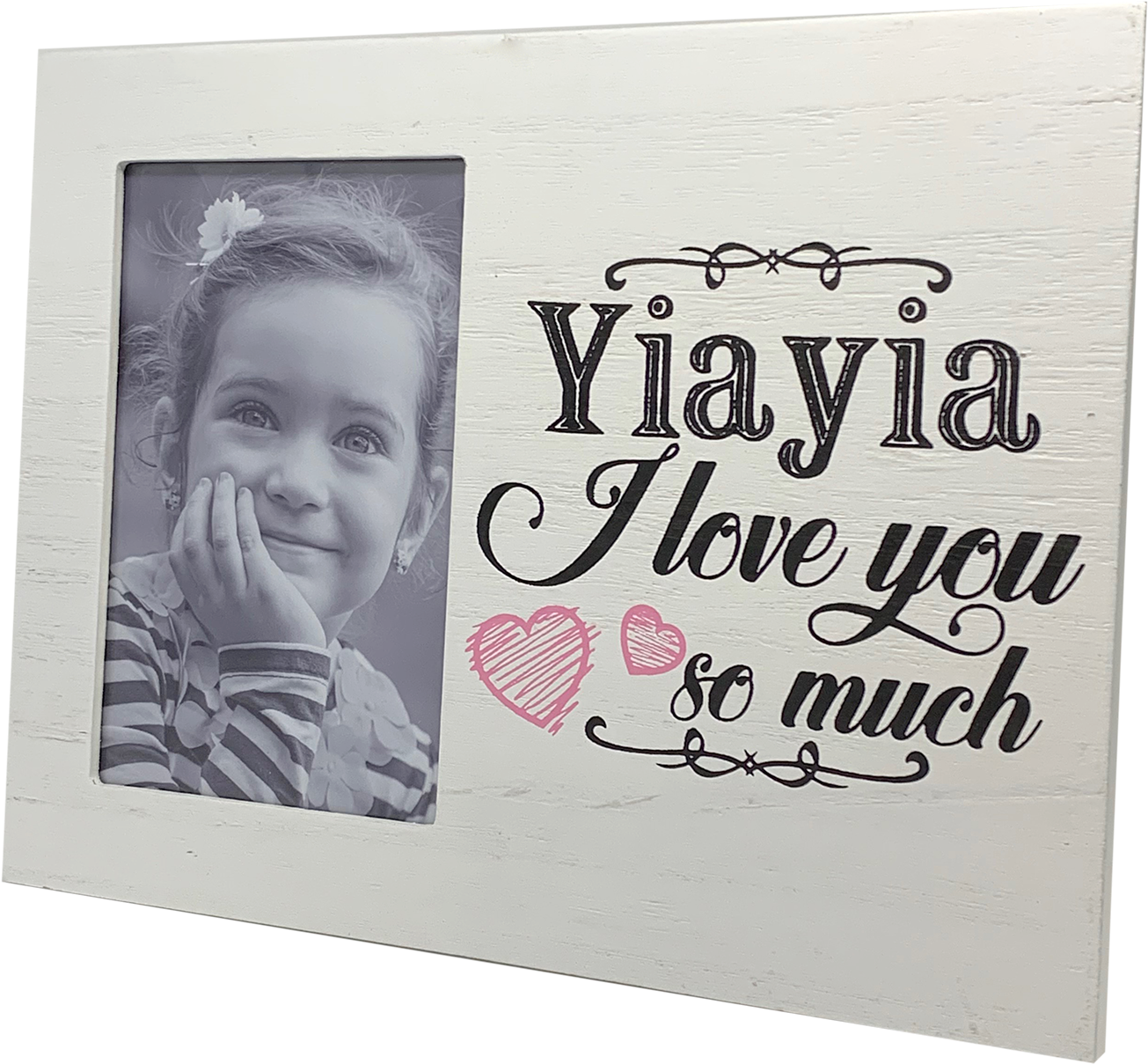 Grandchild Love Frame Yiayia PNG