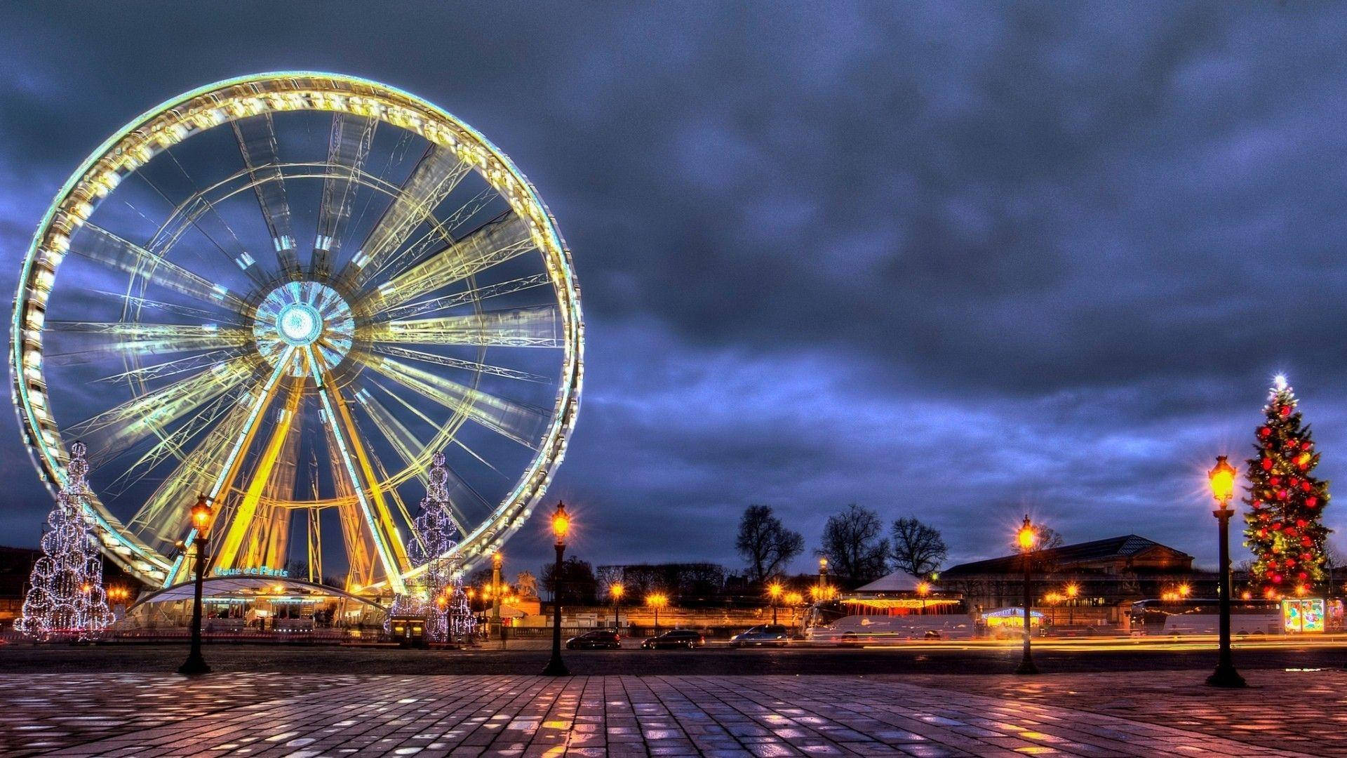 Grande Roue De Paris Ferris Wheel Wallpaper