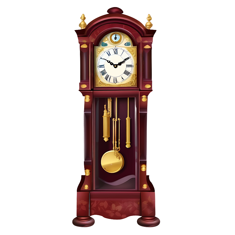 Grandfather Clock Clipart Png 06262024 PNG