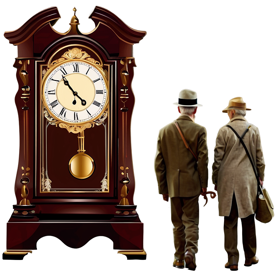 Grandfather Clock Clipart Png 4 PNG