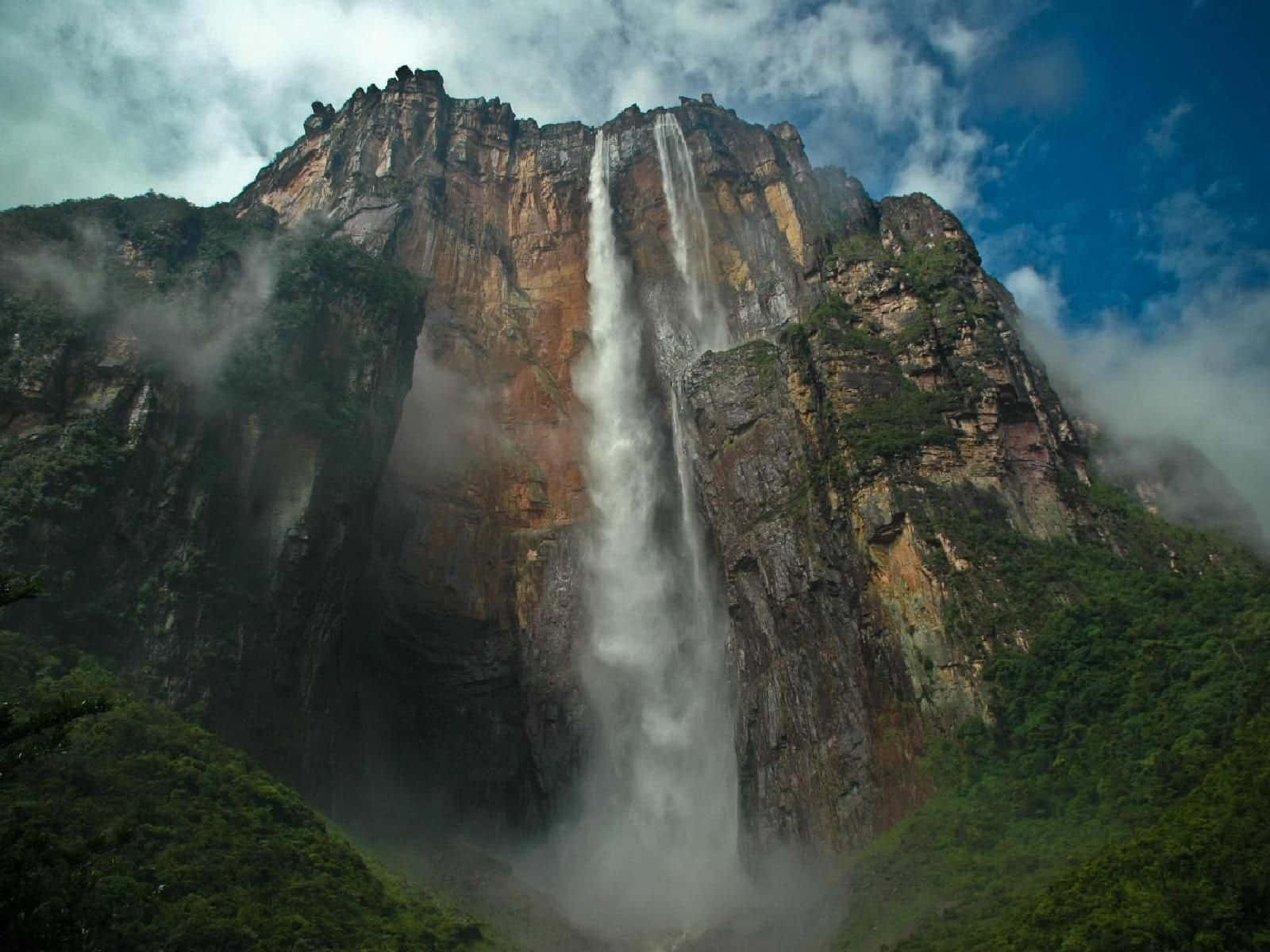 Majestic View of Angel Falls, Venezuela Wallpaper