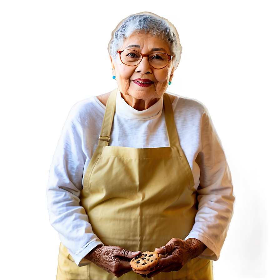 Grandma With Cookies Png 06112024 PNG