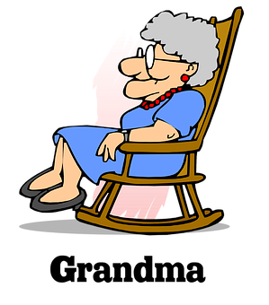 Grandmain Rocking Chair Cartoon PNG