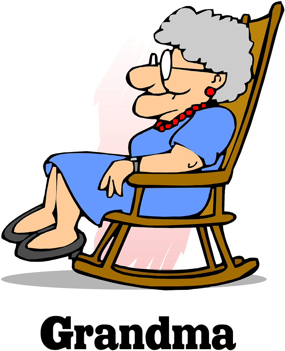 Grandmain Rocking Chair Cartoon PNG