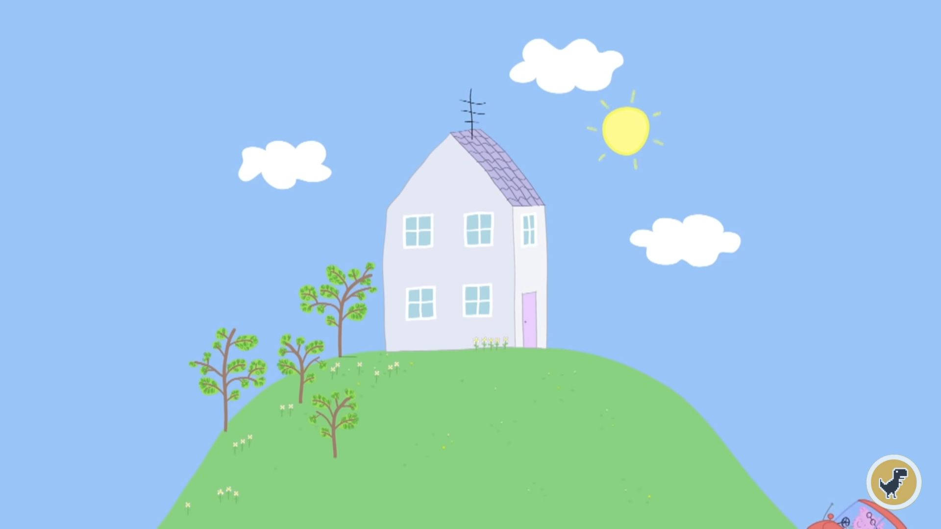 Peppa Pig House scary Wallpaper  NawPic