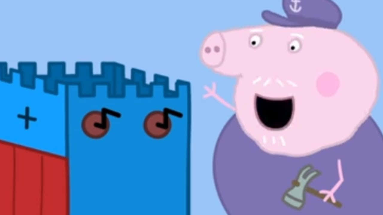Elabuelo Pig Disfrutando De Su Tiempo Fondo de pantalla