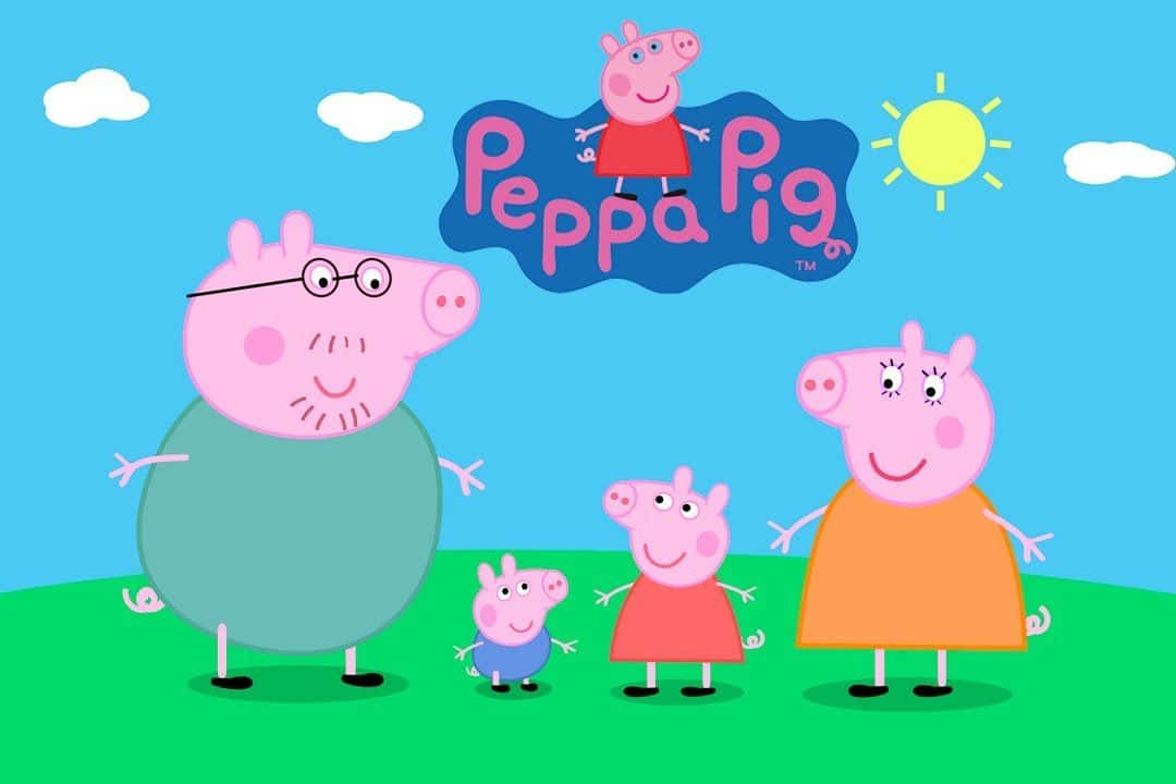 Свинка пеппа мама и папа. Pool Peppa Pig.