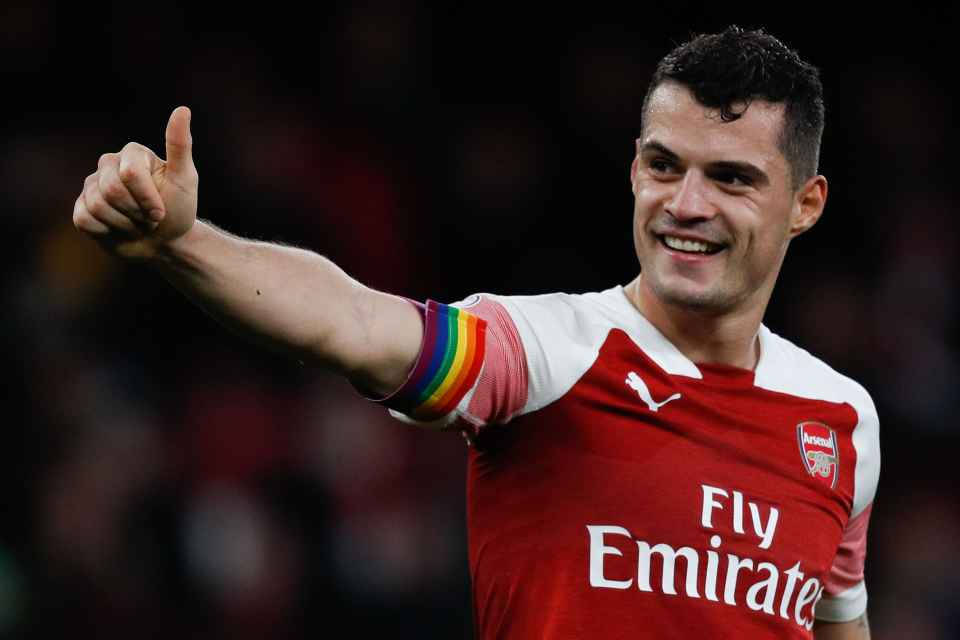 Granit Xhaka Thumbs Up Picture
