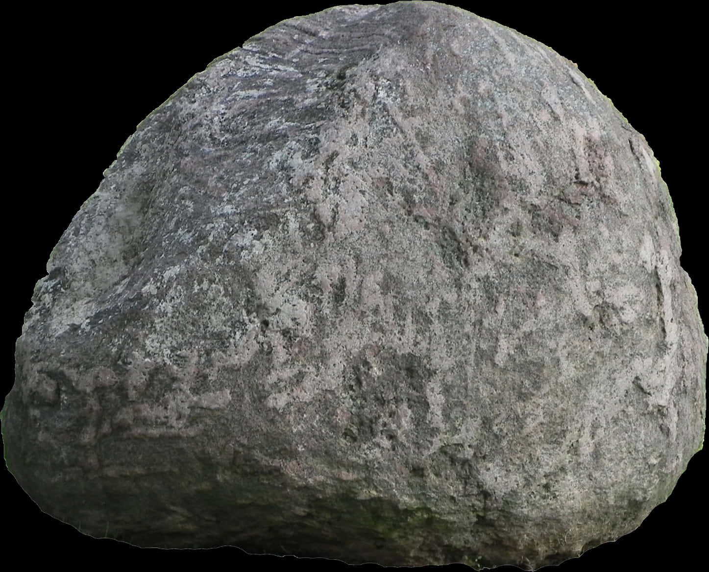 Granite Boulder Isolated PNG