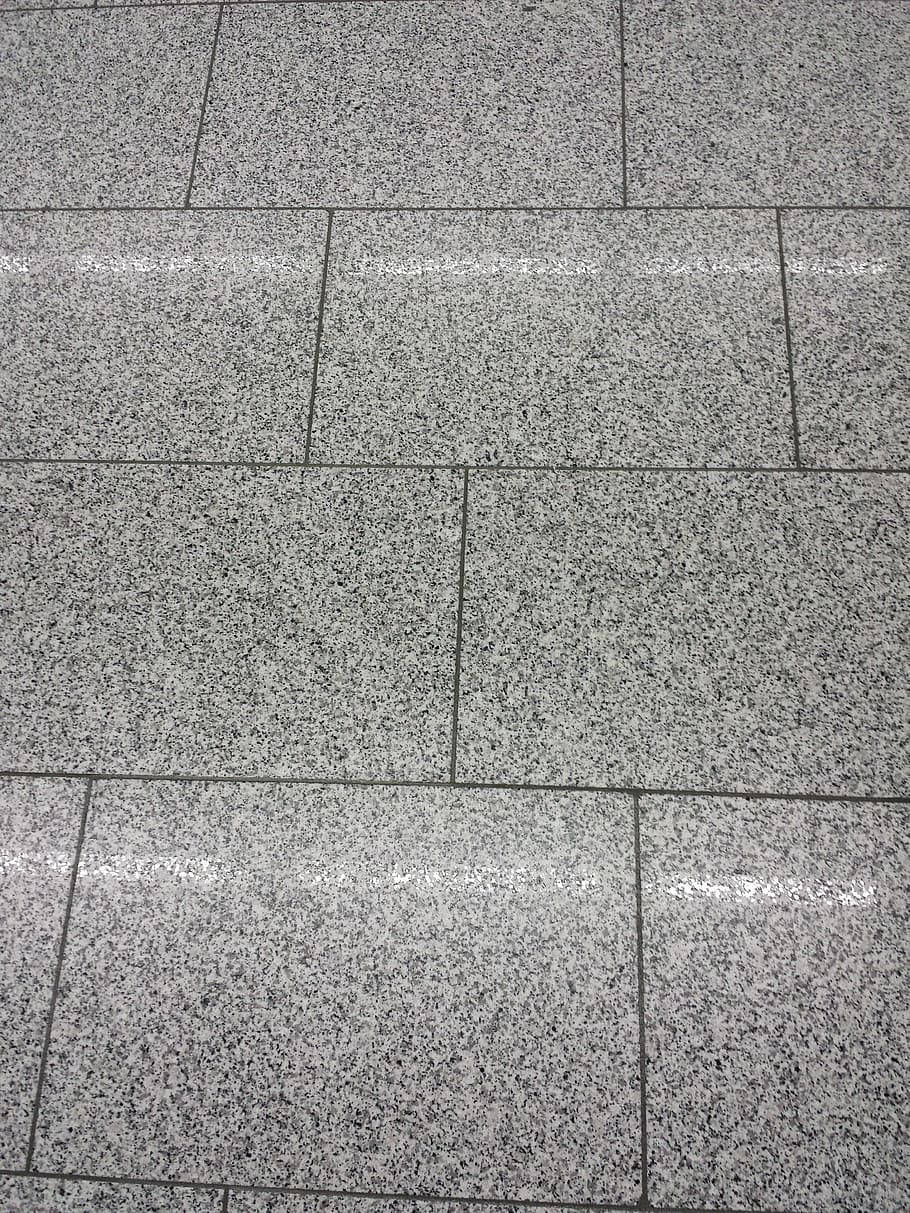 Granite Grey Floor Tiles Wallpaper