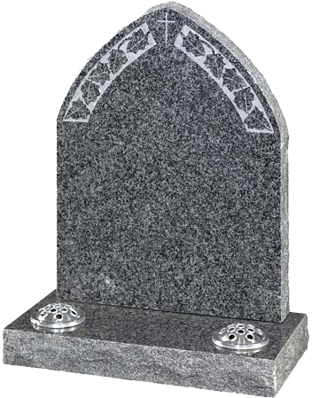 Granite Headstone Design PNG