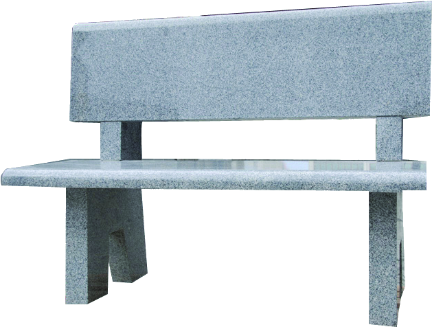 Granite Park Bench PNG