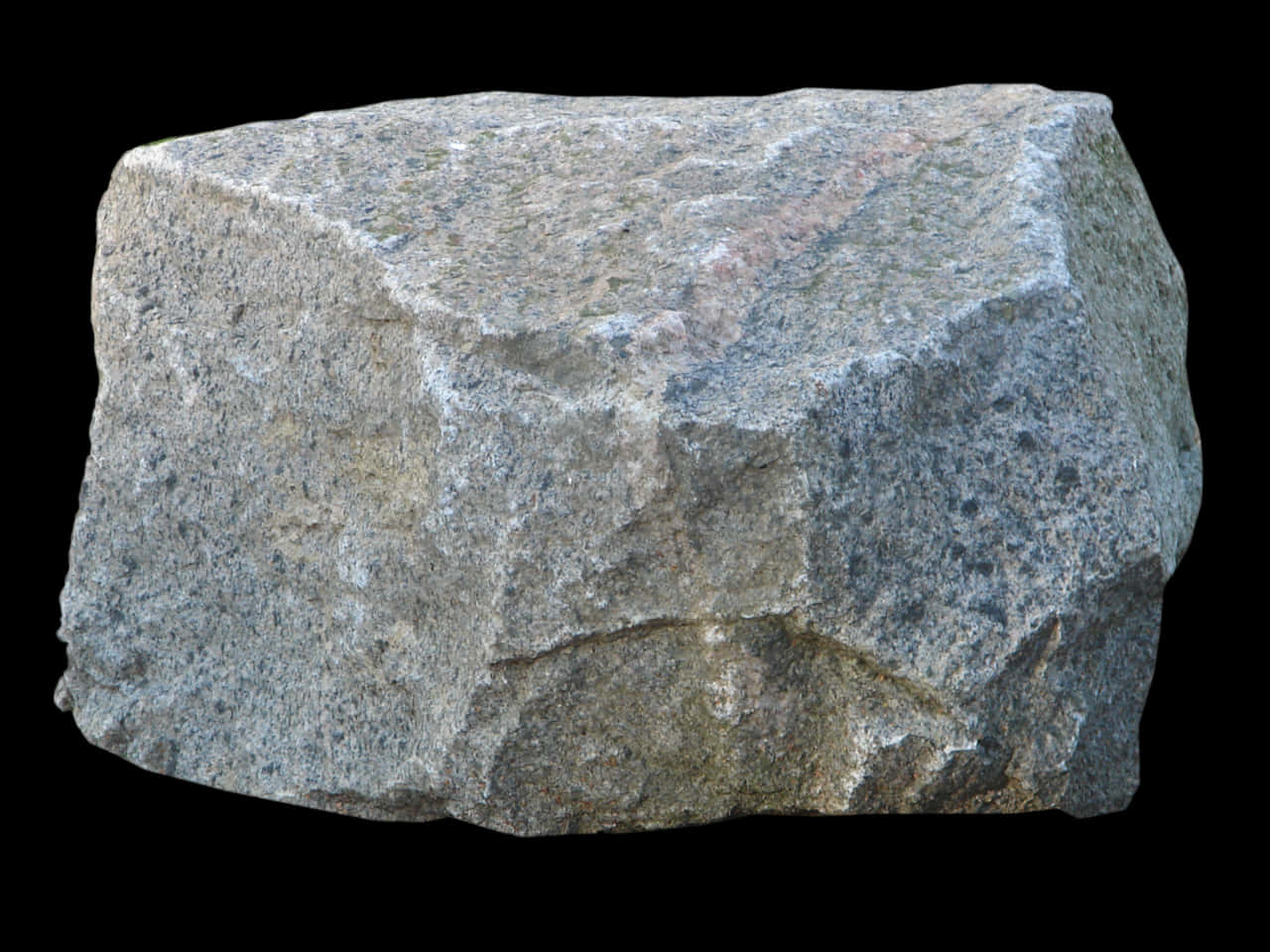 Granite Rock Sample Isolated PNG