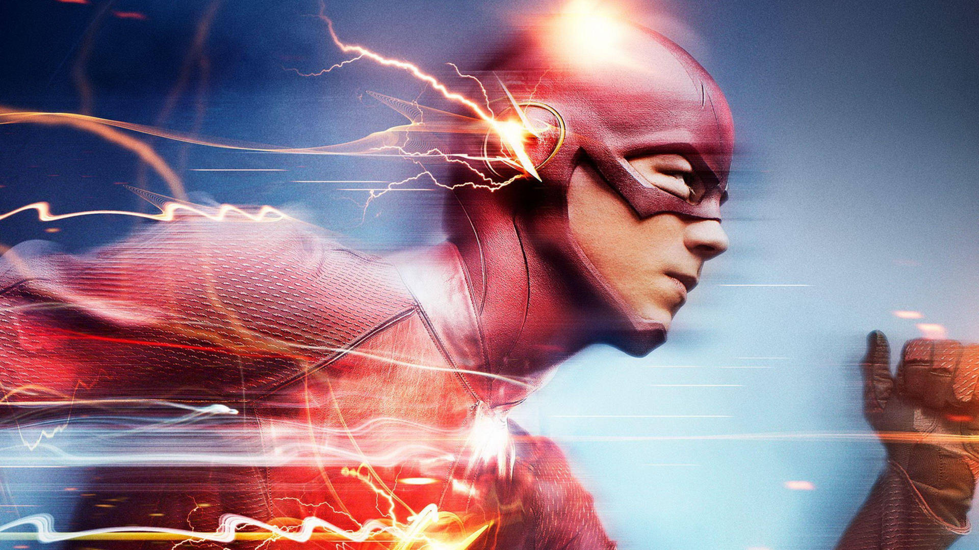 Grant Gustin The Flash Superhero Wallpaper