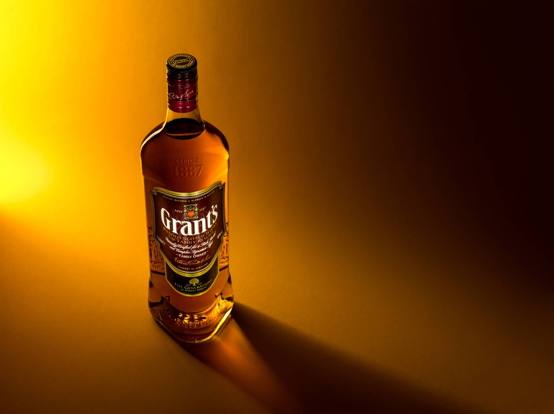 Grant's Blended Scotch Whiskey Products Wallpaper