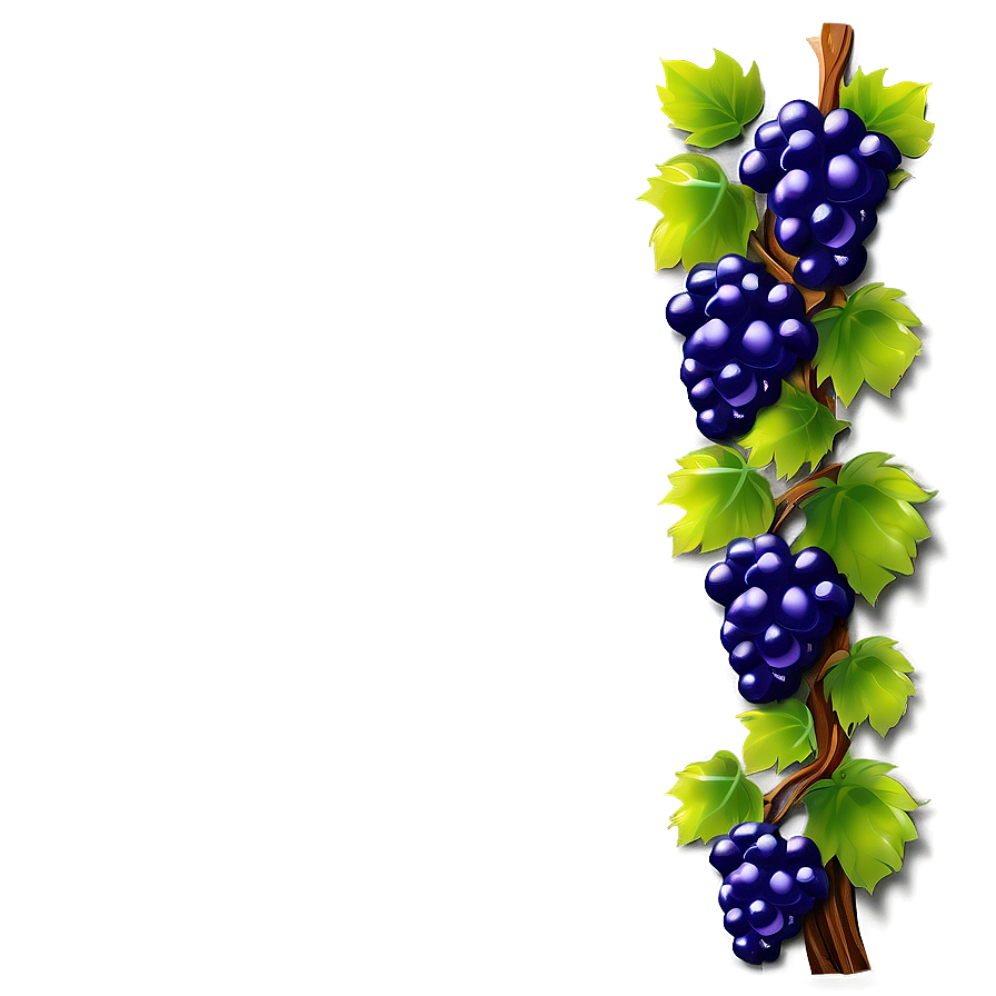 Grape Vine Border Png 24 PNG