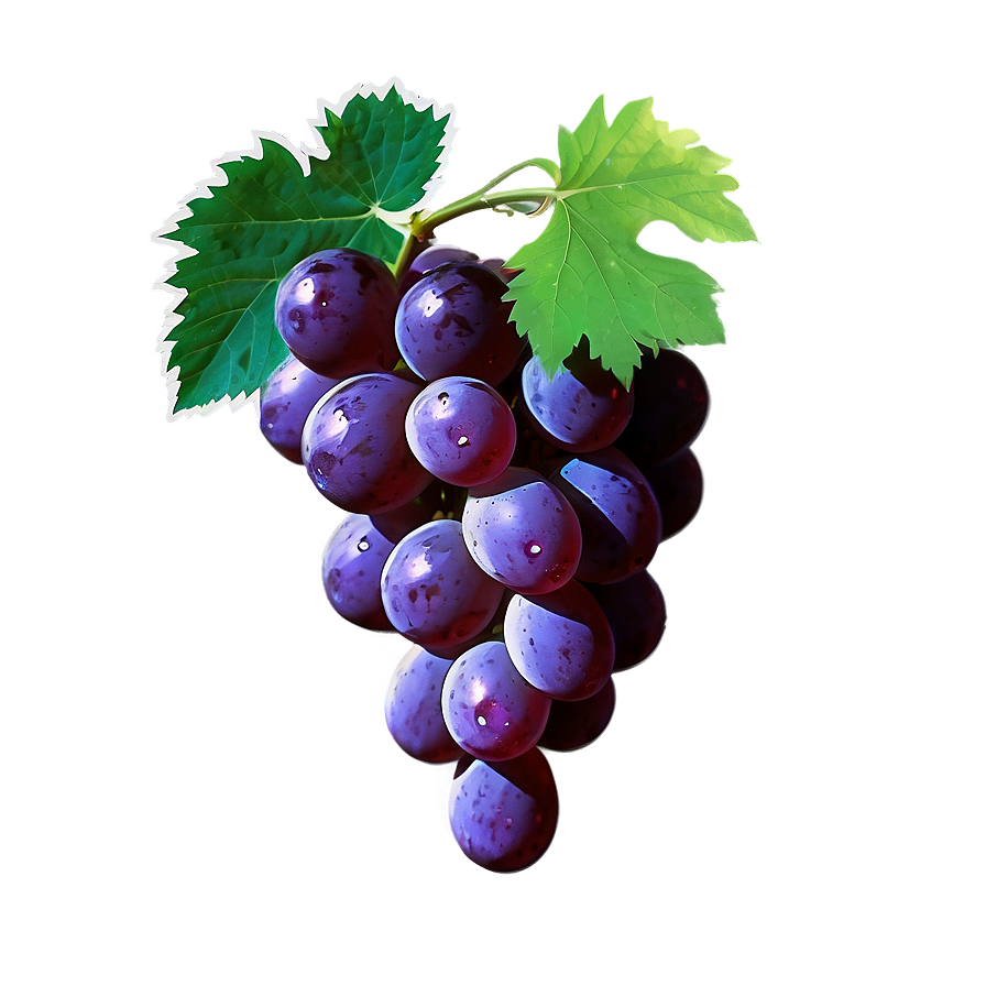 Grape With Leaf Png Jve22 PNG