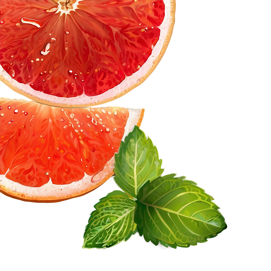 Download Grapefruit And Mint Salad Png 78 | Wallpapers.com