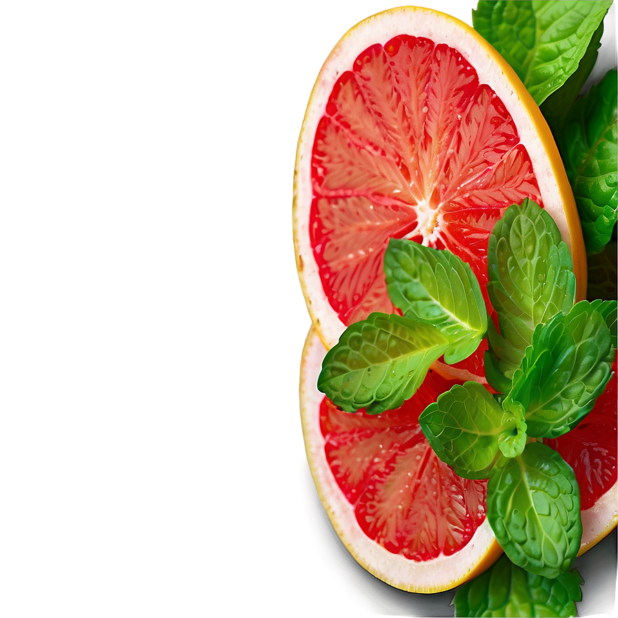 Download Grapefruit And Mint Salad Png Atn | Wallpapers.com