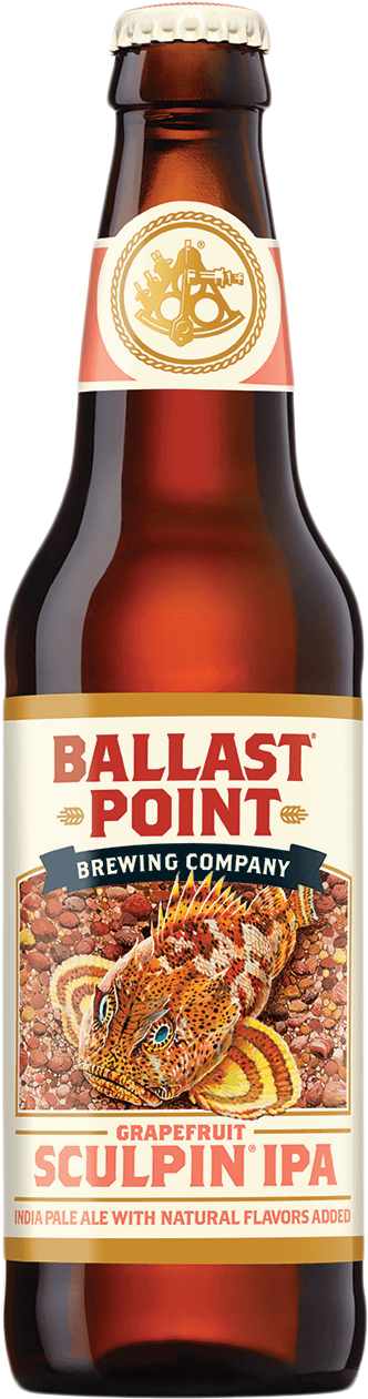 Grapefruit Scuplin I P A Ballast Point Brewing PNG
