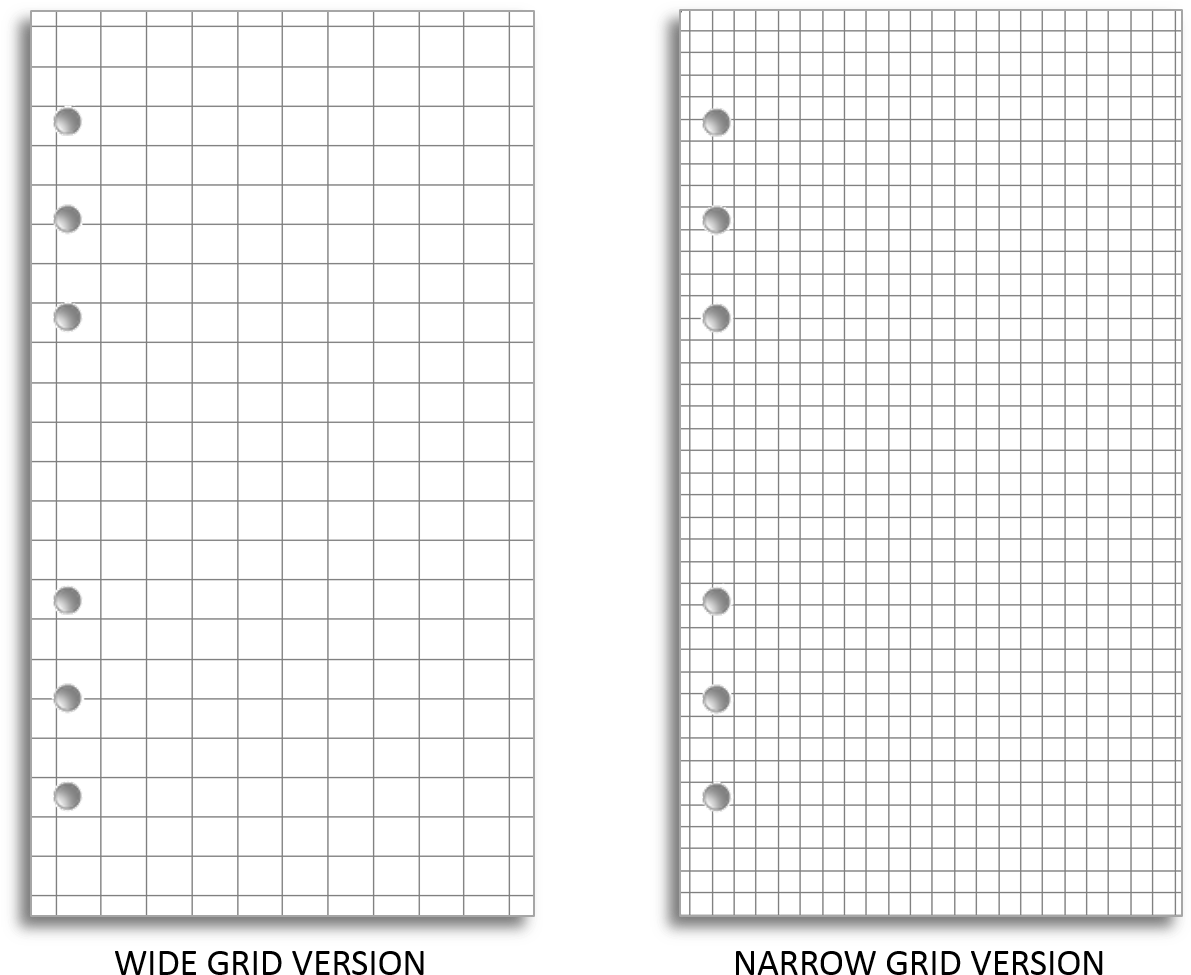 Graph Paper Wideand Narrow Grids PNG