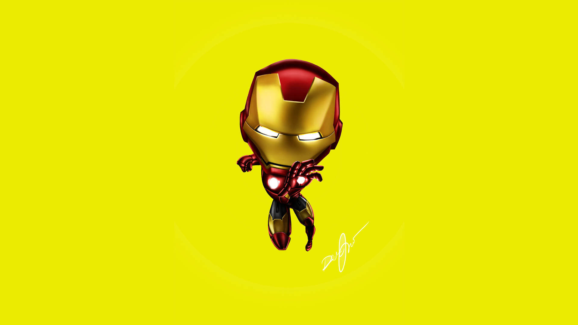 Graphic Artwork Iron Man Logo Wallpaper