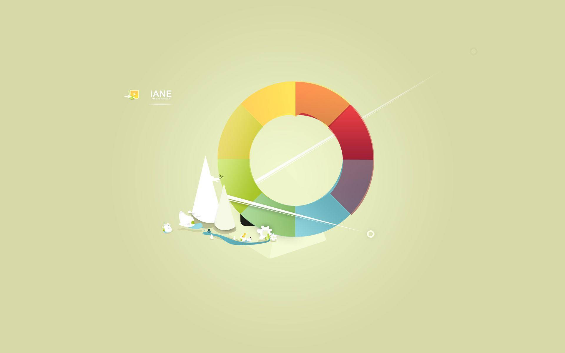 Graphic Design Color Wheel Wallpaper
