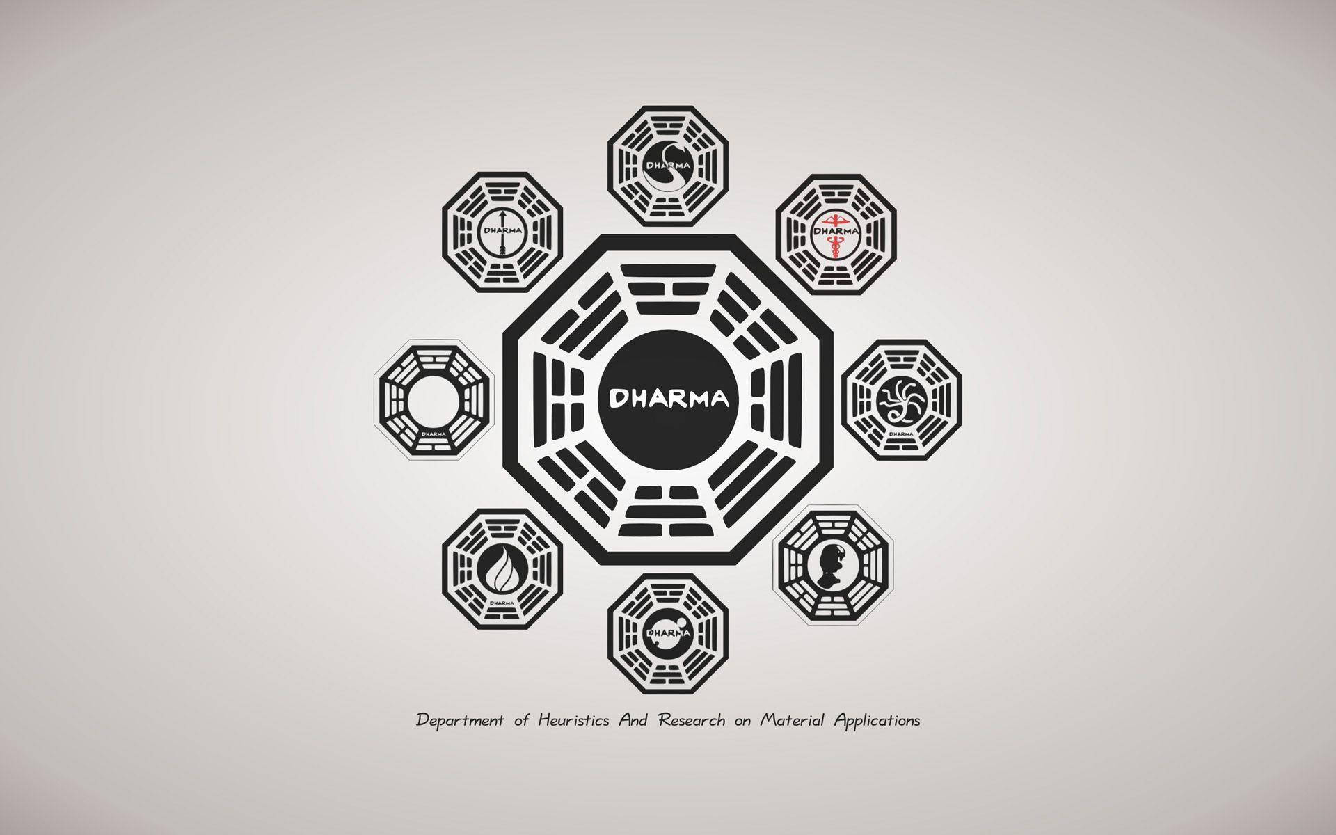 Graphic Design Dharma Taoist Chinese Logo Wallpaper