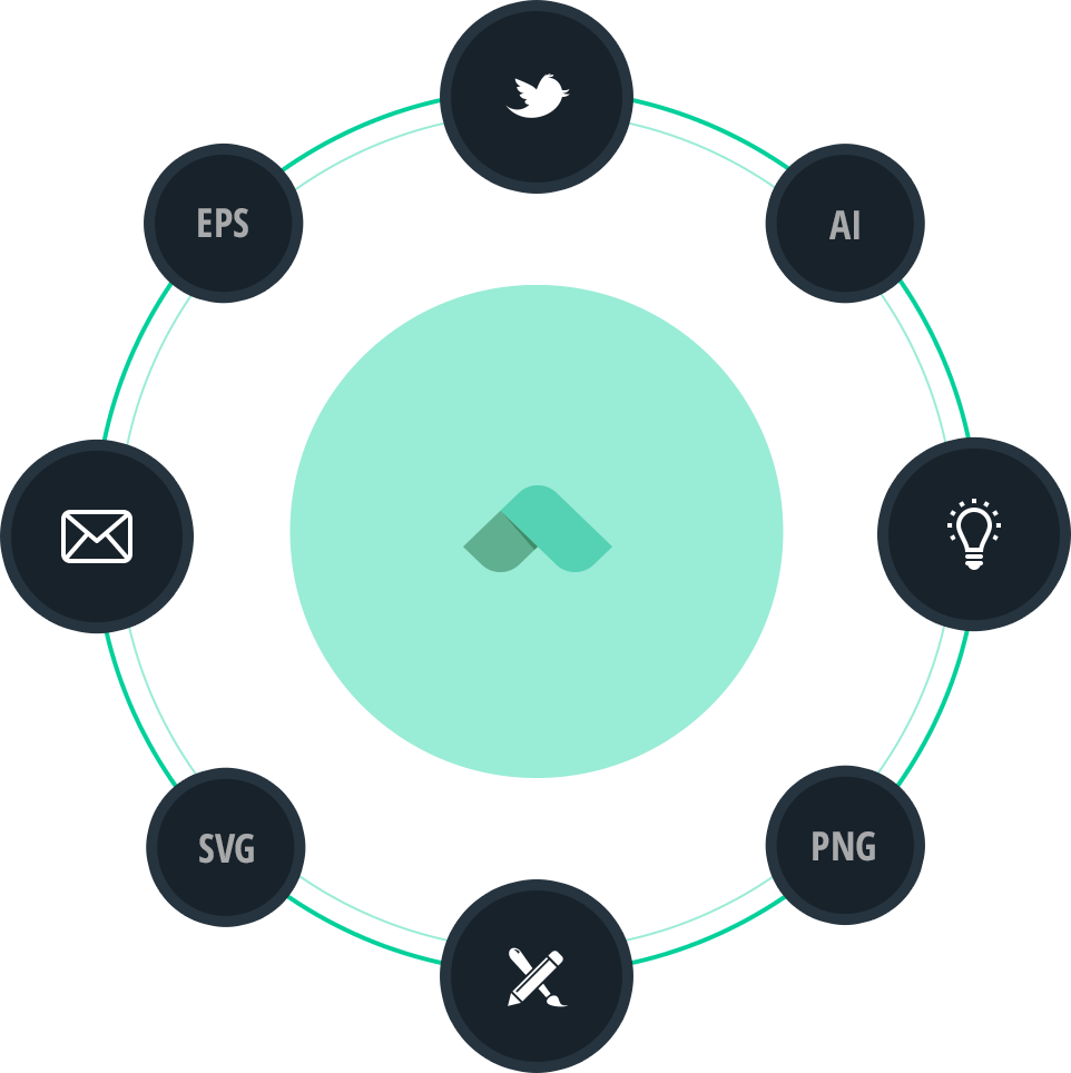 Graphic Design File Formats Infographic PNG