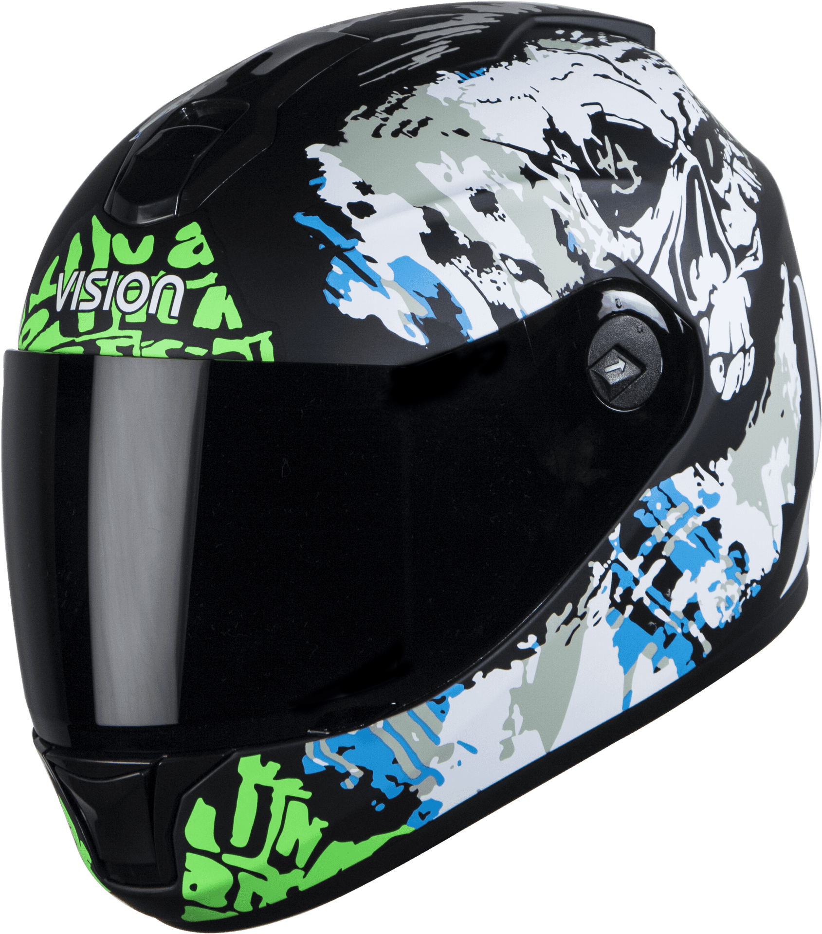 Graphic Design Motorcycle Helmet PNG