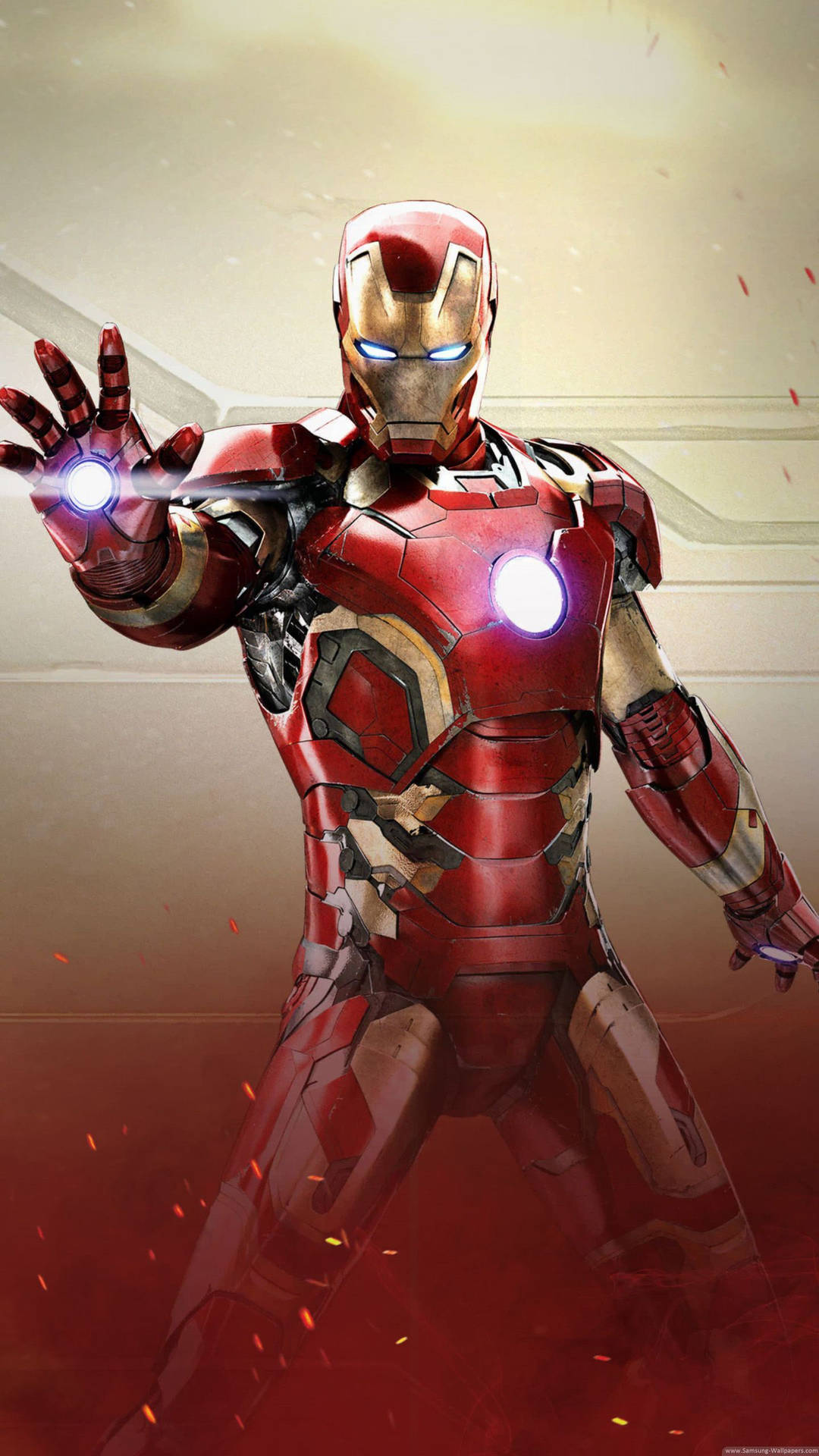 Imagengráfica De Iron Man Para Teléfono Fondo de pantalla