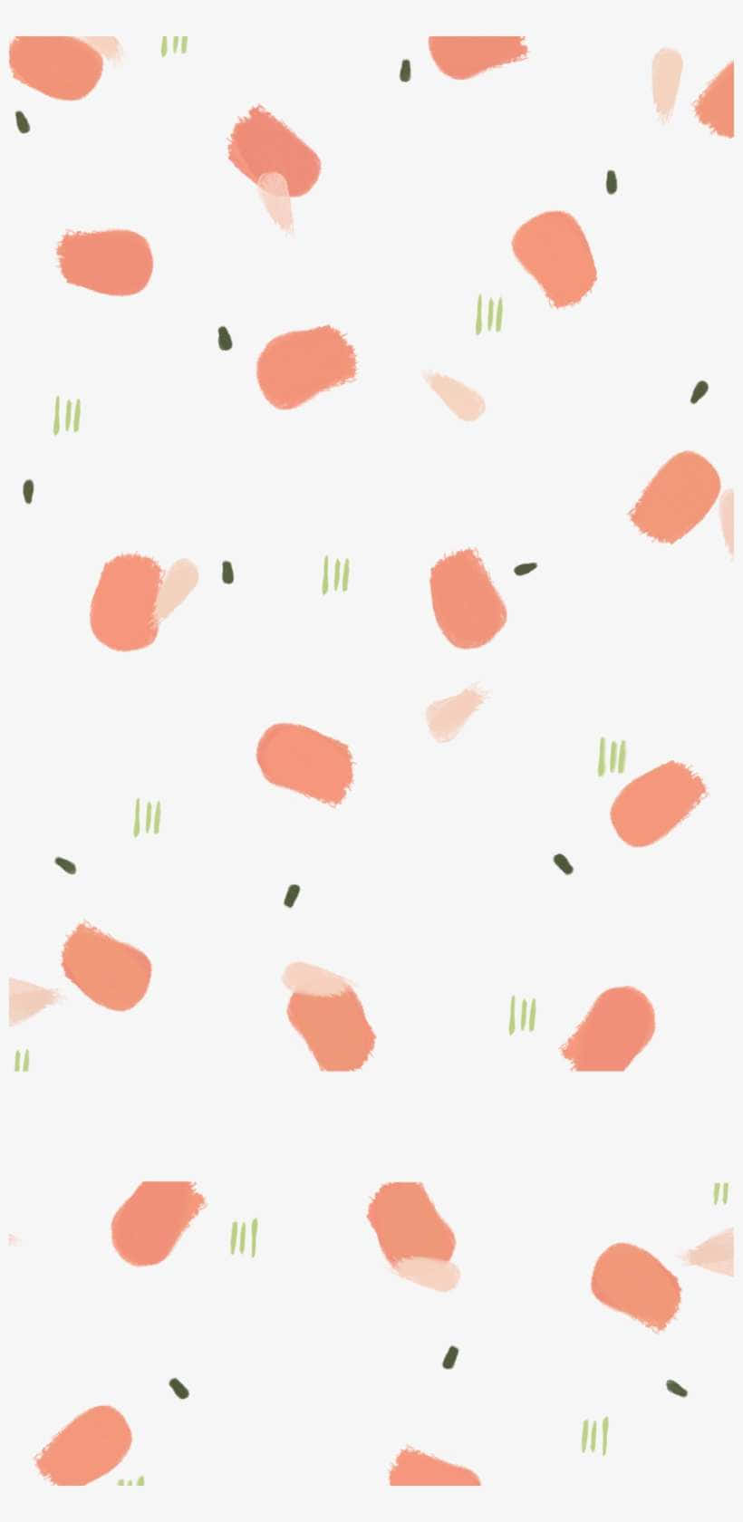 A Pink And Green Pattern With A Flower Wallpaper