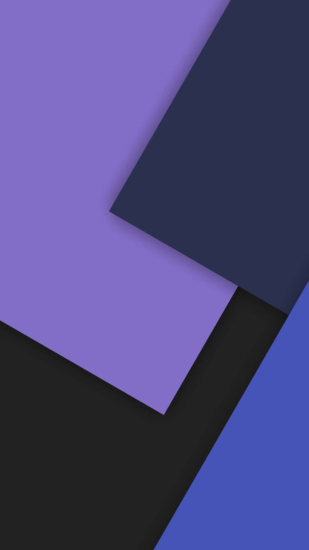 Umfundo Roxo, Azul E Preto Com Um Triângulo. Papel de Parede