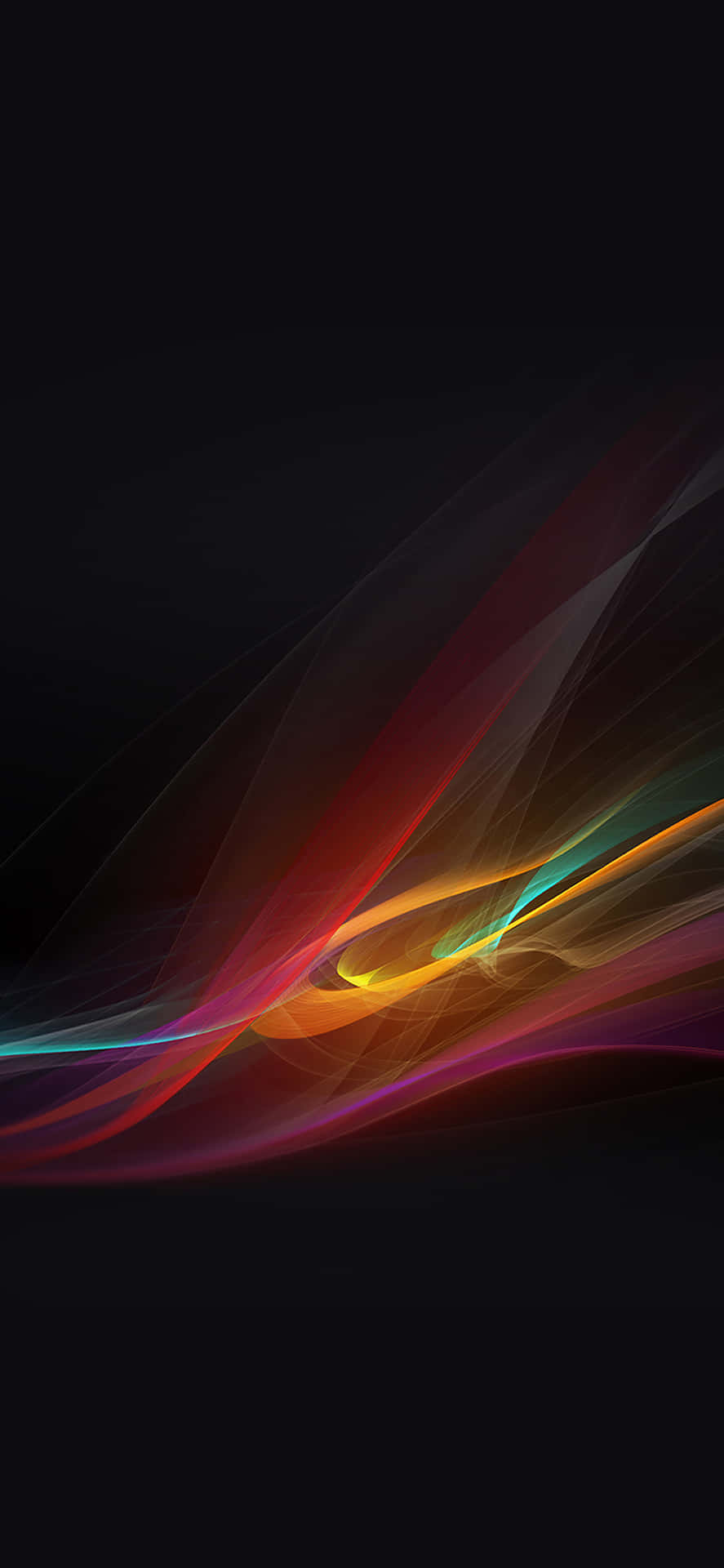 A Colorful Abstract Background With A Black Background Wallpaper