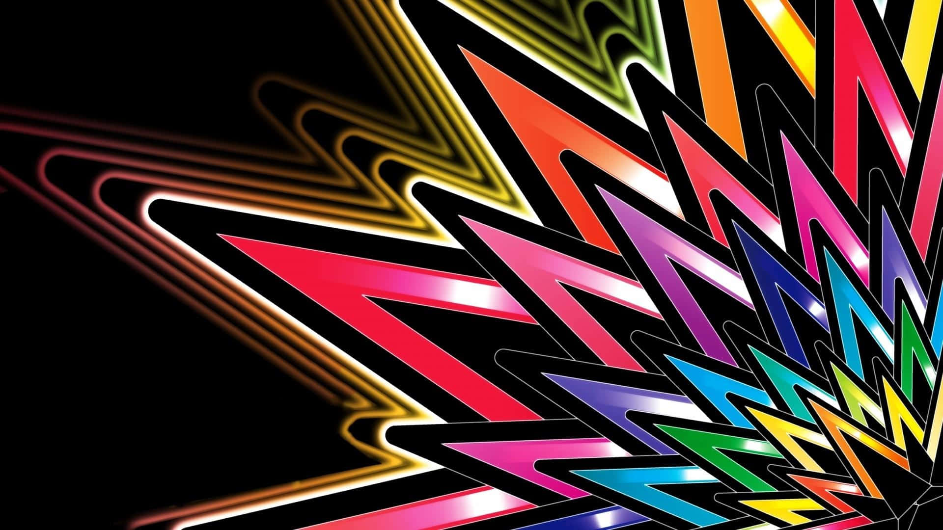 Einfarbenfroher Abstrakter Hintergrund Mit Einem Sternenexplosion-design