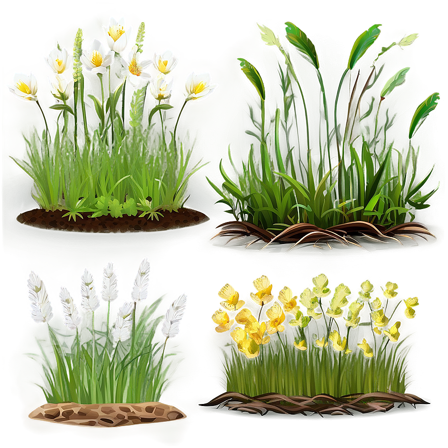 Grass Clipart Bundle Png 06272024 PNG