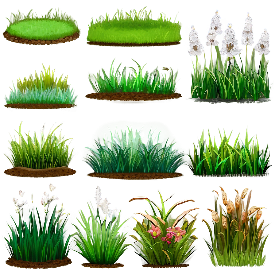 Grass Clipart Pack Png Uxn91 PNG
