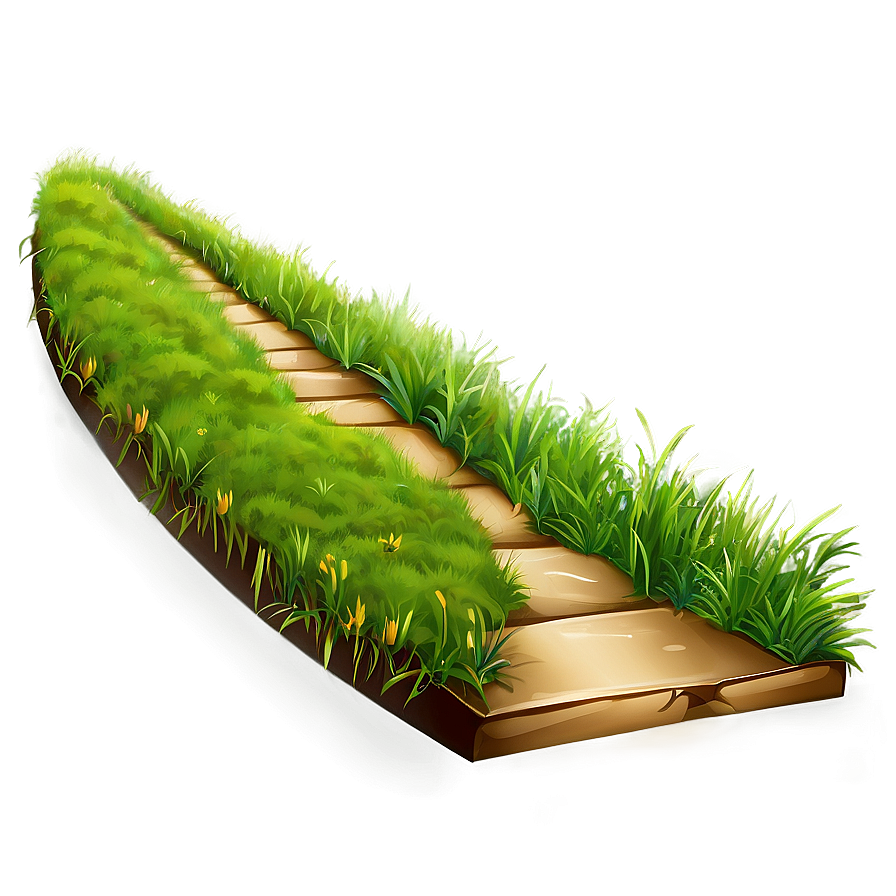 Grass Path Clipart Png 06272024 PNG